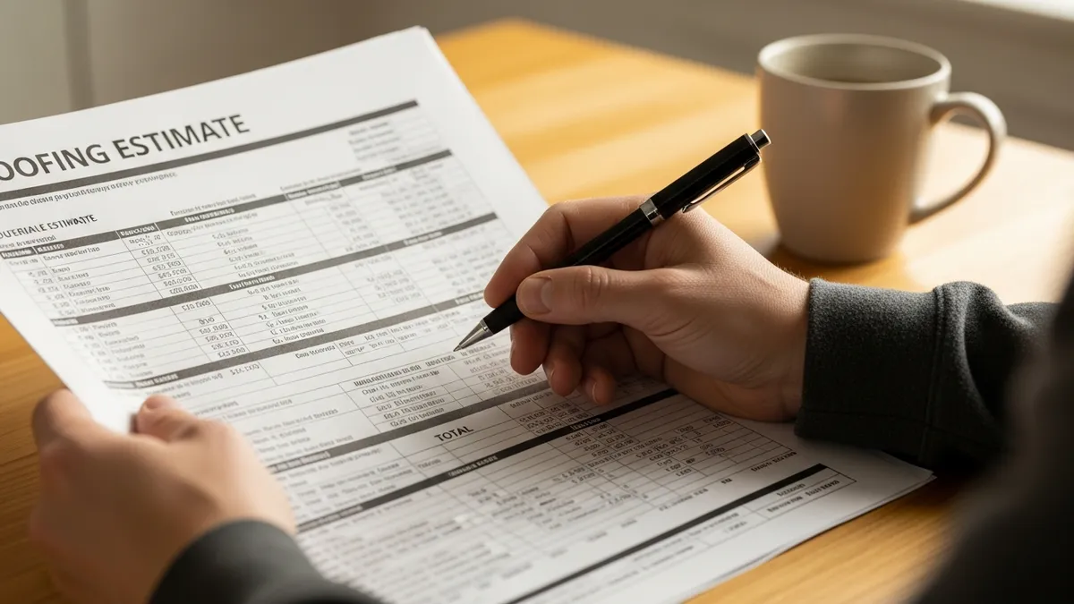 Comment lire et comparer une soumission de toiture