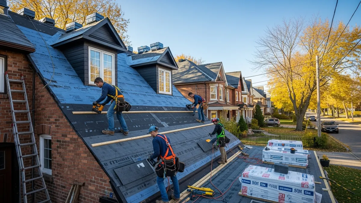 Comprendre les coûts de main-d'oeuvre en toiture au Québec